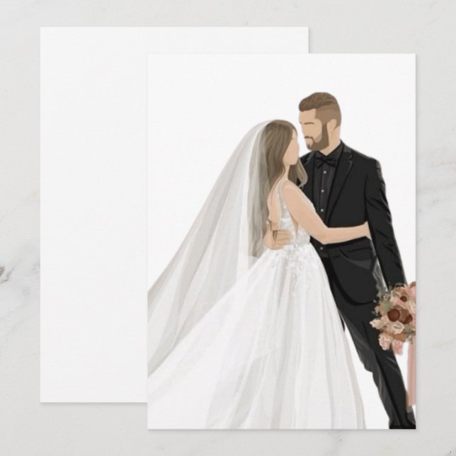 Personalized Ring Bearer Proposal Card - Modern  (Front/Back)