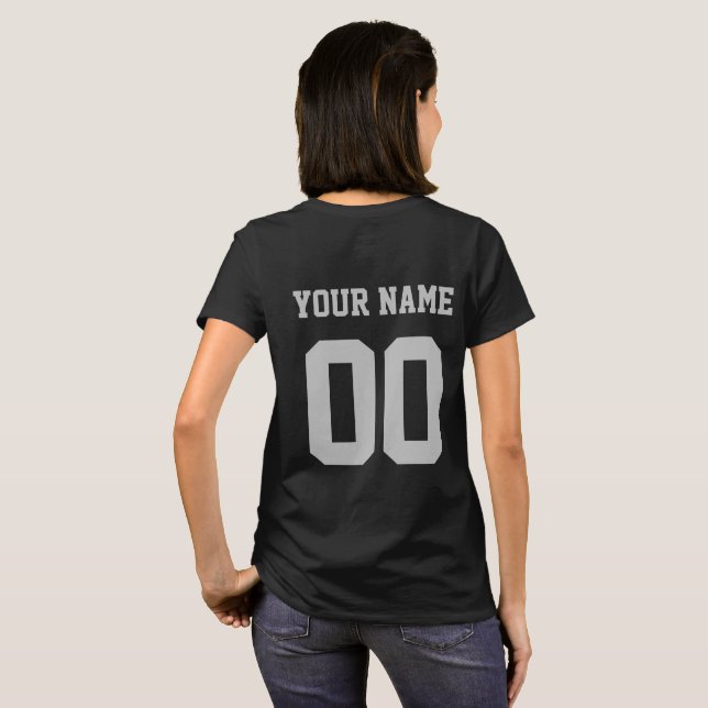 Personalized Ringette Girl Ringette player Gifts  T-Shirt (Back Full)