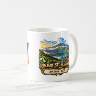 Personalized Rinjani Segara Anak Coffee Mug