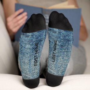 Personalized Ripped Jeans Socks