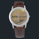 Personalized Ripple XRP Crypto Watch<br><div class="desc">Show your XRP pride with this bold, personalized Ripple XRP watch—designed for true believers who know it's going to the moon! Featuring a sleek black futuristic font in the centre for your custom name or text, this eye-catching crypto clock is perfect for Ripple enthusiasts, digital currency traders, and blockchain believers....</div>