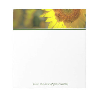 Personalized "Rise and Shine" notepad