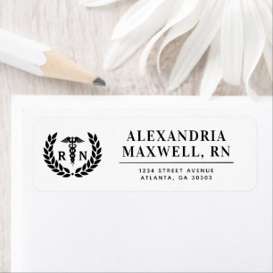 Personalized RN Nursing School Graduation Elegant