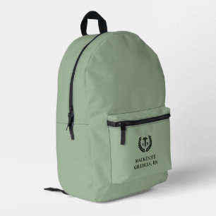 Personalized RN Nursing School Graduation Elegant Printed Backpack