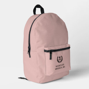 Personalized RN Nursing School Graduation Elegant Printed Backpack