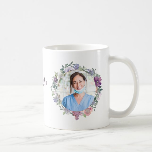 Personalized RN Photo Gift Coffee Mug (Right)