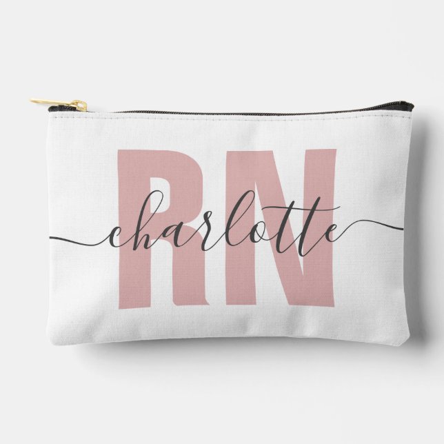 Personalized RN Registered Nurse Graduation Accessory Pouch (Front)
