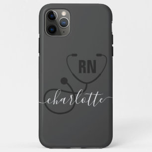 Personalized RN Registered Nurse Graduation  iPhone 11 Pro Max Case