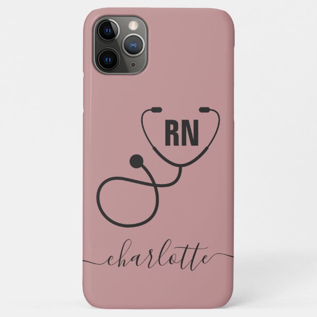 Personalized RN Registered Nurse Graduation Case-Mate iPhone Case (Back)