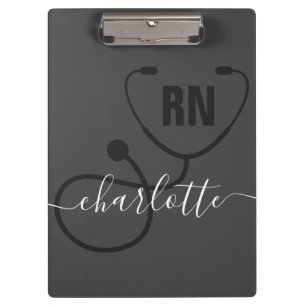 Personalized RN Registered Nurse Graduation Clipboard