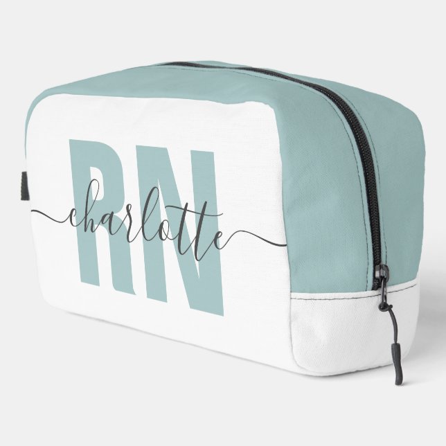 Personalized RN Registered Nurse Graduation Dopp Kit (Right Corner)