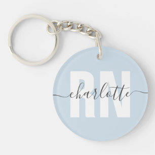 Personalized RN Registered Nurse Graduation Gifts Keychain