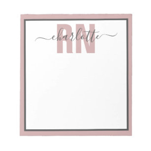 Personalized RN Registered Nurse Graduation Gifts Notepad