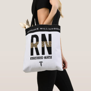Personalized RN Registered Nurse Graduation Gifts Tote Bag
