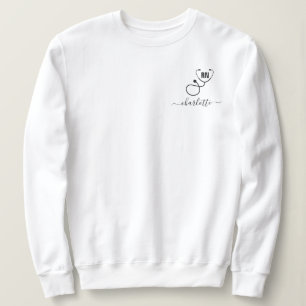 Personalized RN Registered Nurse Graduation Sweatshirt