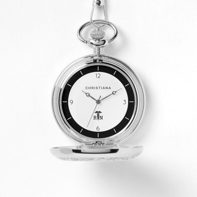 Personalized RN Registered Nurse Graduation Watch (Front)