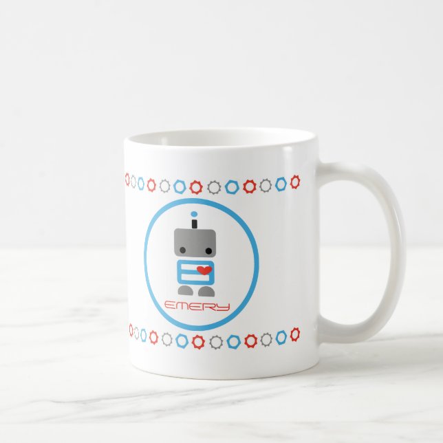 Personalized Robot Mug (Right)