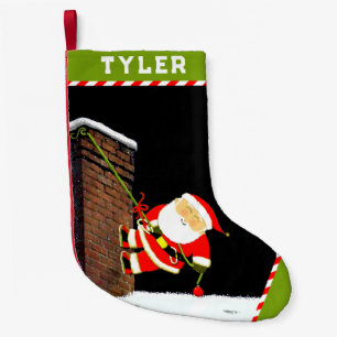 Personalized Rock Climbing Small Christmas Stocking