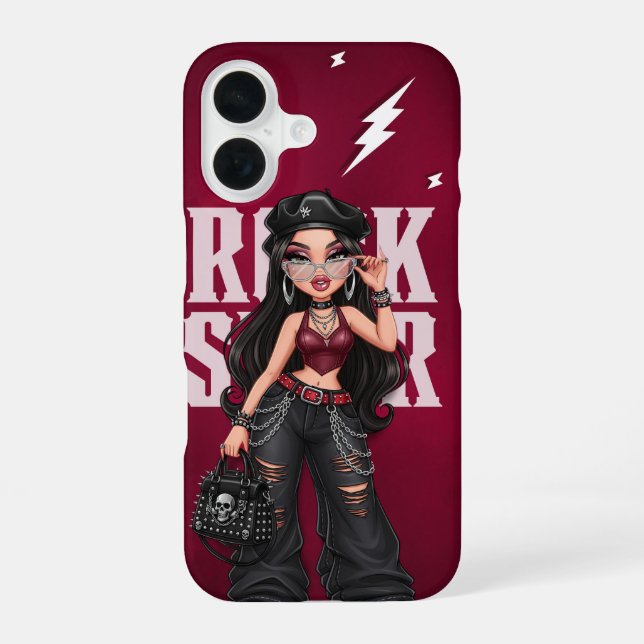 Personalized Rock Star Phone Case (Back)