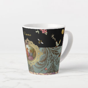 Personalized Rococo Latte Mug