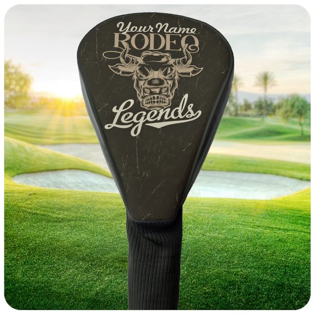Personalized Rodeo Old West Steer Roping Legends Golf Head Cover (Creator Uploaded)