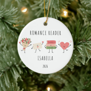 Personalized Romance Reader Ornament