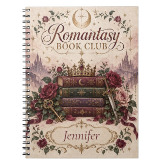 Personalized Romantasy Book Club Notebook