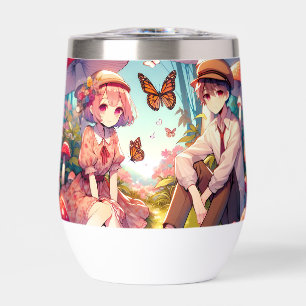 Personalized Romantic Anime Couple 