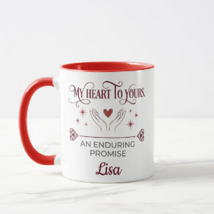 Personalized Romantic Promise Custom Name Love Mug
