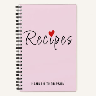 Personalized Romantic Recipes Write your own Notebook