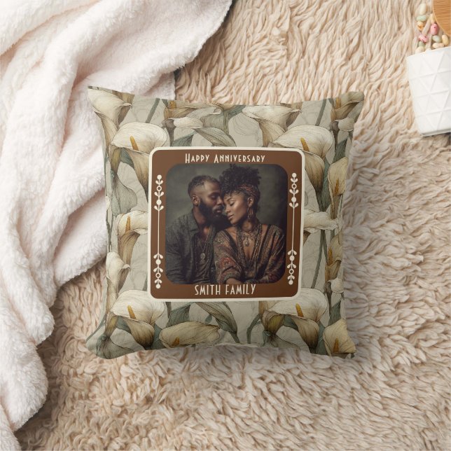 Personalized Romantic Throw Pillow  For In-Laws (Blanket)