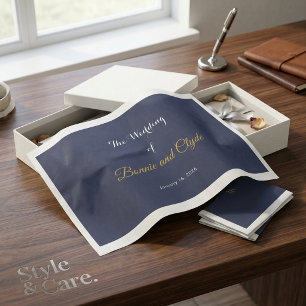 Personalized Romantic Wedding 20" x 30" Tissue Paper