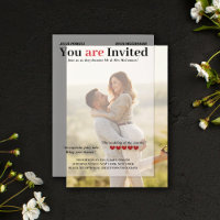 Personalized Romcom Poster Wedding Overlay
