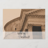 Personalized Rome Pantheon | Italian Dinner Party