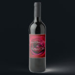 Personalized Rose Bottle Labels<br><div class="desc">Personalized Red Rose Bottle Labels Classic Rose Labels for Wine, Beer, Custom Rose Champagne Bottle Labels and Invitations. Romantic Valentines Rose Bottle Labels and Your Name here Rose Gifts for Weddings Anniversary Birthday and Stylish Any Day Red Rose Labels and Keepsakes by Artist / Designer Kim Hunter. See www.kimhunter.ca for...</div>
