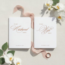 Personalized Rose Gold Foil Wedding