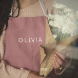 Personalized Rose Gold Monogram Name Apron<br><div class="desc">Add a touch of elegance to your kitchen with this personalized rose gold monogram name apron. Featuring a sophisticated rose gold monogram, this custom apron is perfect for anyone who loves to cook or bake in style. Made from high-quality, durable fabric, it provides comfort and protection while cooking, baking, or...</div>