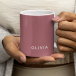 Personalized Rose Gold Monogram Name  Coffee Mug<br><div class="desc">Start your day in style with this personalized rose gold colour monogram name coffee mug. Featuring a sleek and sophisticated rose gold monogram, this custom mug adds a touch of elegance to your morning routine. Whether you’re enjoying your favourite coffee, tea, or hot chocolate, this high-quality ceramic mug will keep...</div>