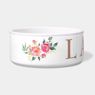 Personalized Rose Gold with Flowers