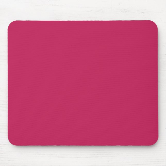 Personalized Rose Red Single Coloured Mouse Pad (Front)