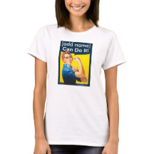 Personalized Rosie the Riveter "Can do it!" shirt