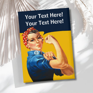 Personalized Rosie the Riveter Vintage Retro