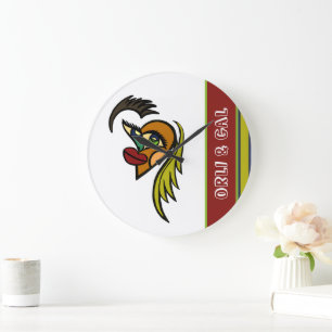 Personalized Round Heart Wall Clock