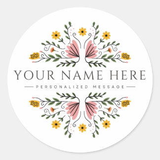 Personalized Round Stickers | Customizable Sticker
