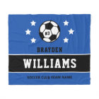 Personalized Royal Blue Soccer Player Name