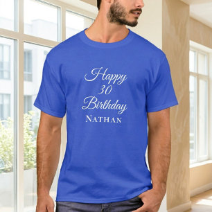 Personalized Royal Blue Unisex T-shirt - Custom