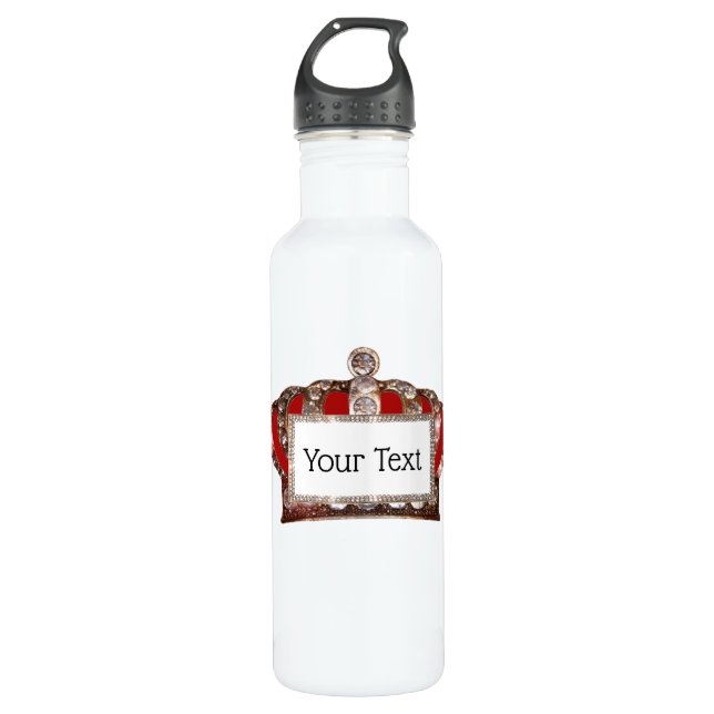 Personalized “Royal Crown” 710 Ml Water Bottle (Front)