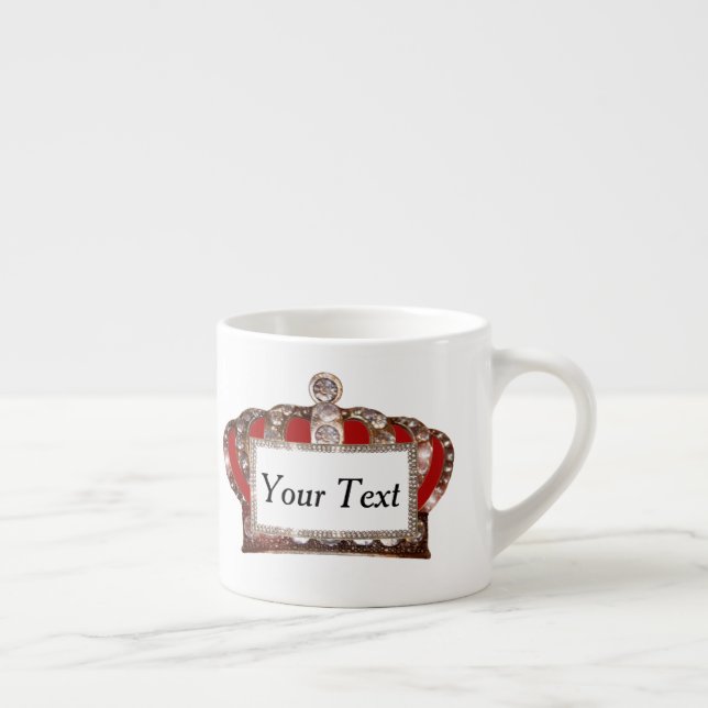 Personalized “Royal Crown” Espresso Cup (Right)
