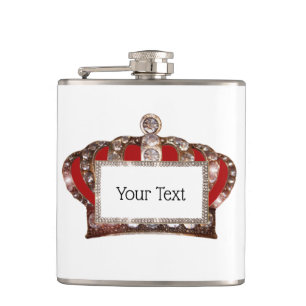 Personalized “Royal Crown” Hip Flask