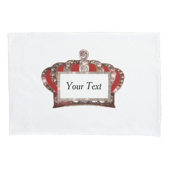 Personalized “Royal Crown” Pillowcase (Front)